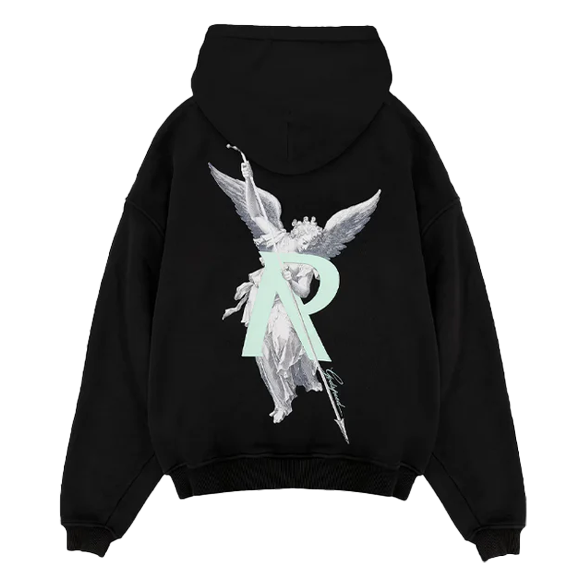 Represent Archangel Initial Hoodie Jet Black-Represent-pikastore.cz