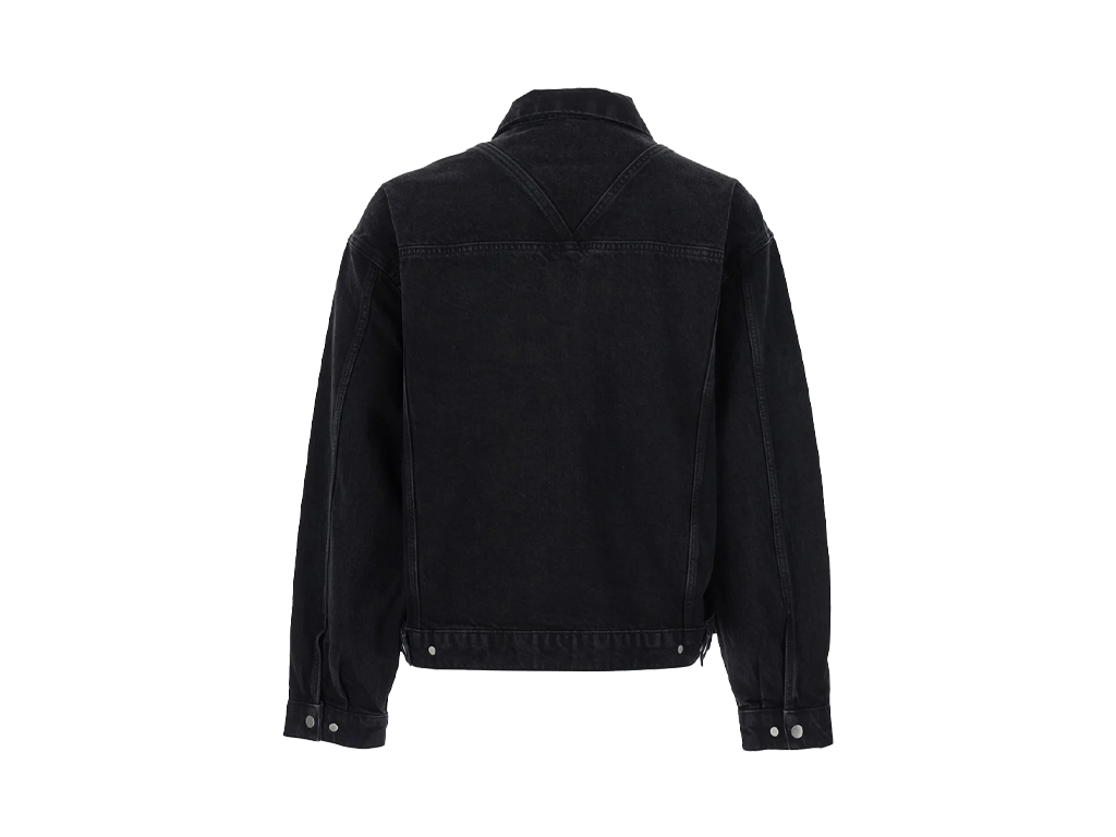 Represent Collared Denim Jacket Aged Black-Represent-pikastore.cz