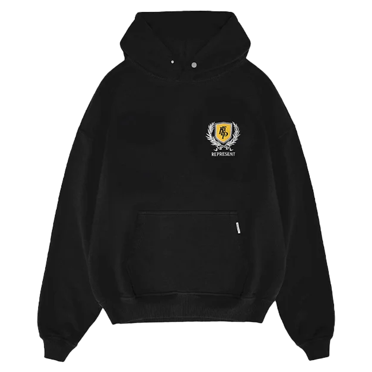 Represent Crest Hoodie Vintage Black-Represent-pikastore.cz