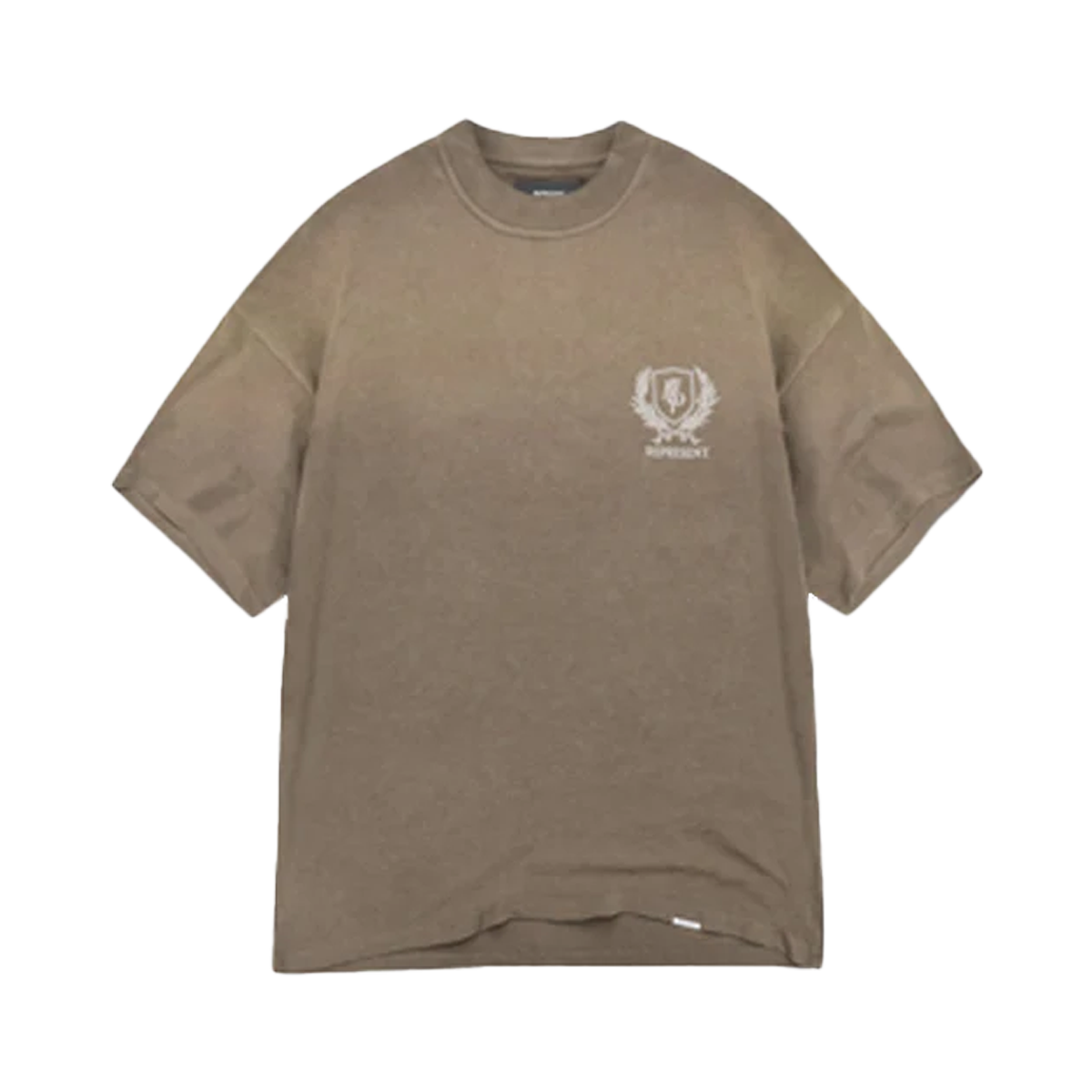 Represent Crest T-Shirt Dark Taupe-Represent-pikastore.cz