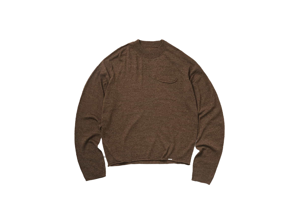 Represent GH Knitted Long Sleeve Top Espresso