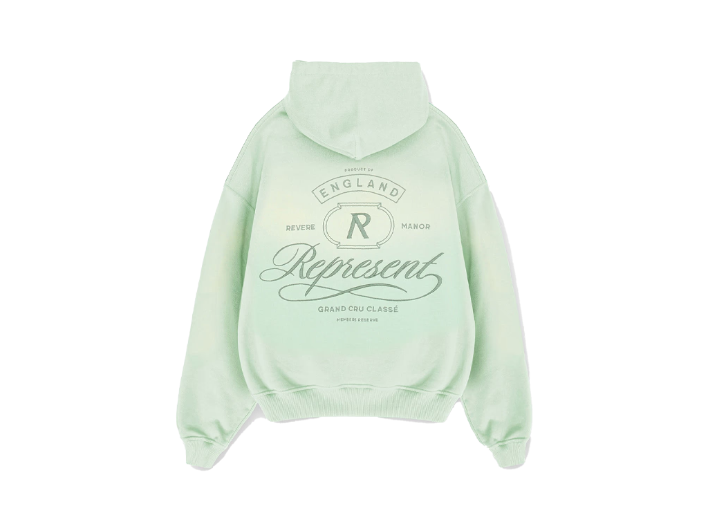 Represent Grand Vintage Hoodie Washed Sage