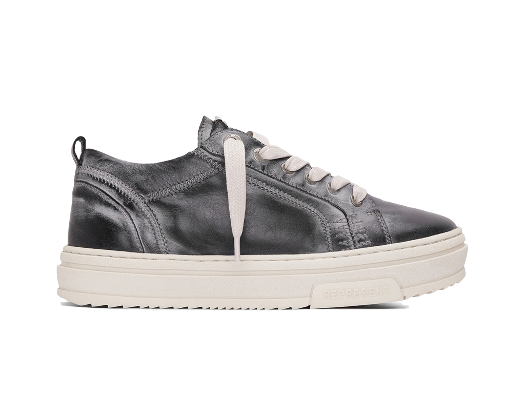 Represent HTN Low Distressed Off Black – sneakersy – zdjęcie 3 z 5