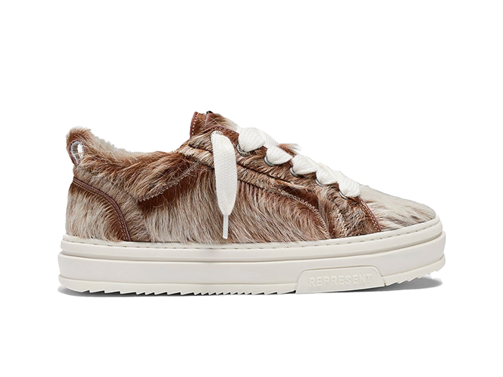 Represent HTN Low Pony Hair Brown – sneakers – foto 3 di 4