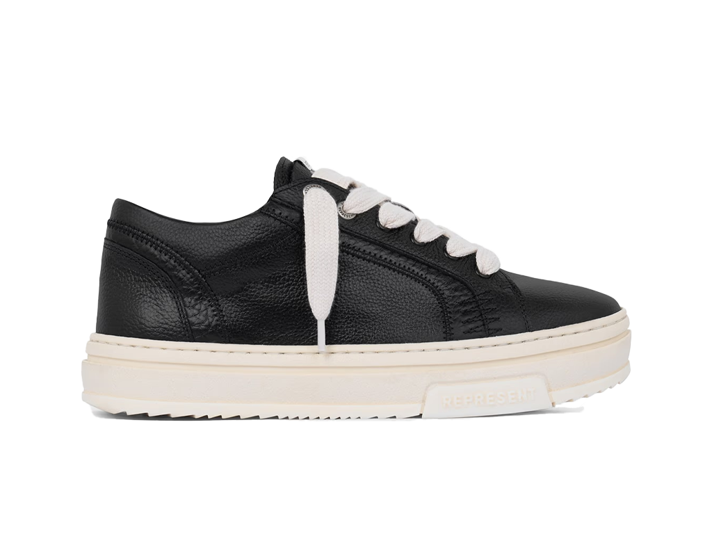 Represent HTN Low Tumbled Leather Black – sneakers – photo 3 of 4