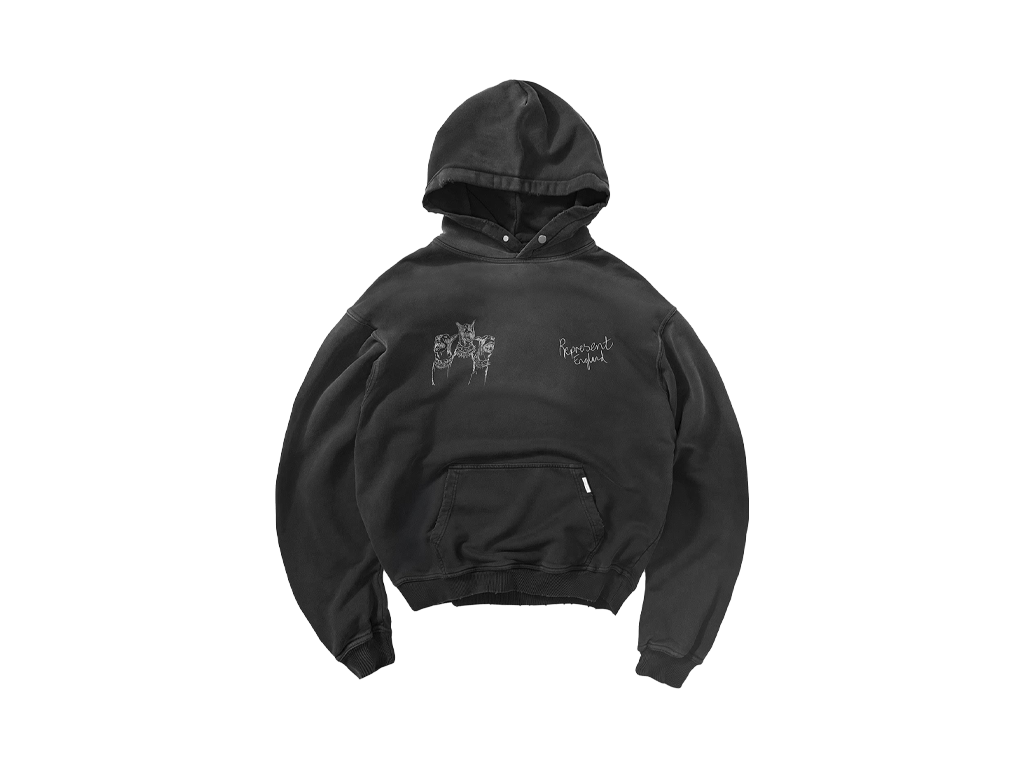 Represent Hand Drawn Thoroughbred Hoodie-Represent-pikastore.cz