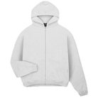 Represent Initial Boxy Zip Through Hoodie Ice Grey Marl-Represent-pikastore.cz