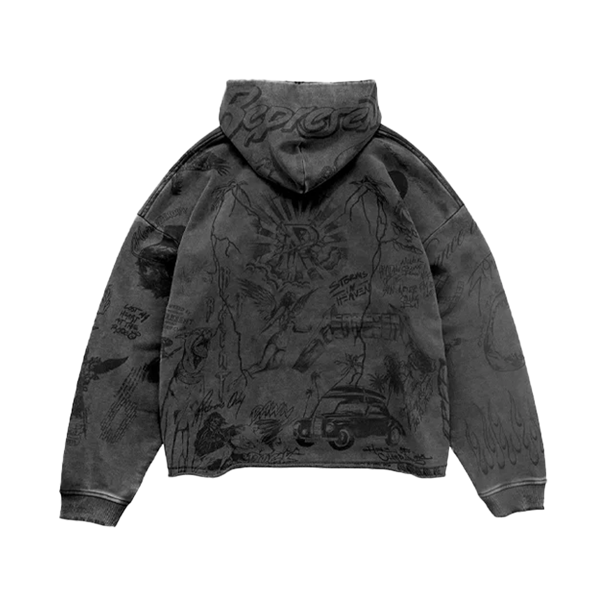 Represent Legacy Hoodie Vintage Grey-Represent-pikastore.cz
