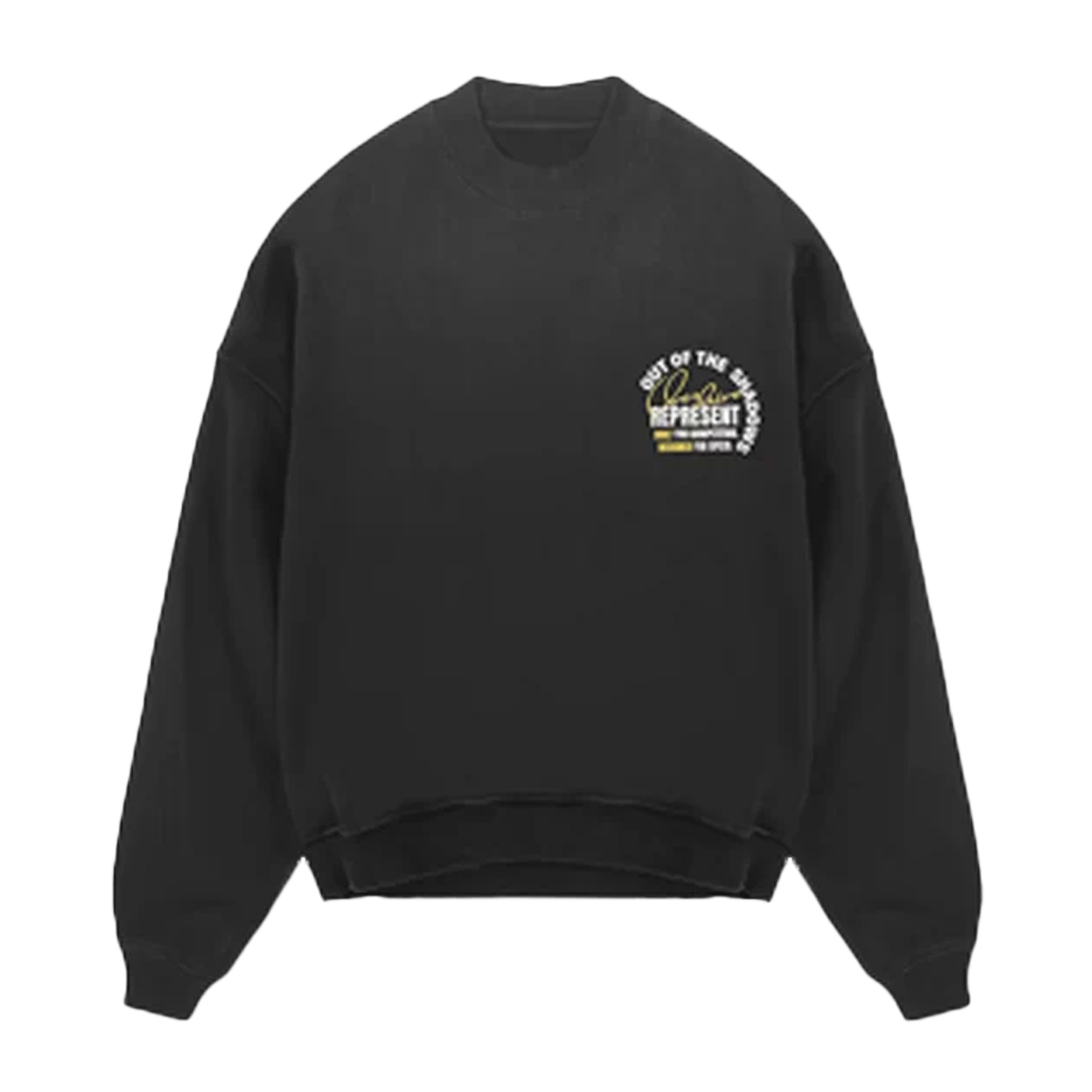 Represent Out Of The Shadows Sweater Stained Black-Represent-pikastore.cz
