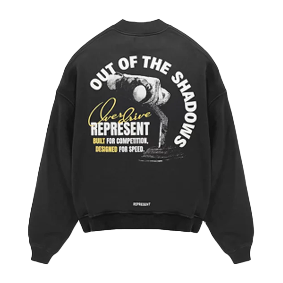 Represent Out Of The Shadows Sweater Stained Black-Represent-pikastore.cz
