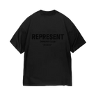 Represent Owners Club Flocked T-Shirt Black-Represent-pikastore.cz