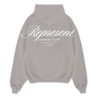 Represent Owners Club Script Hoodie Slate-Represent-pikastore.cz