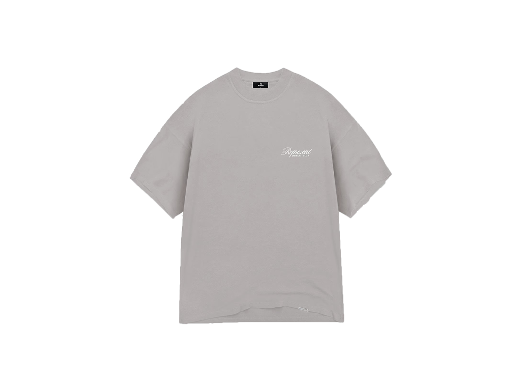 Represent Owners Club Script T-Shirt Slate-Represent-pikastore.cz