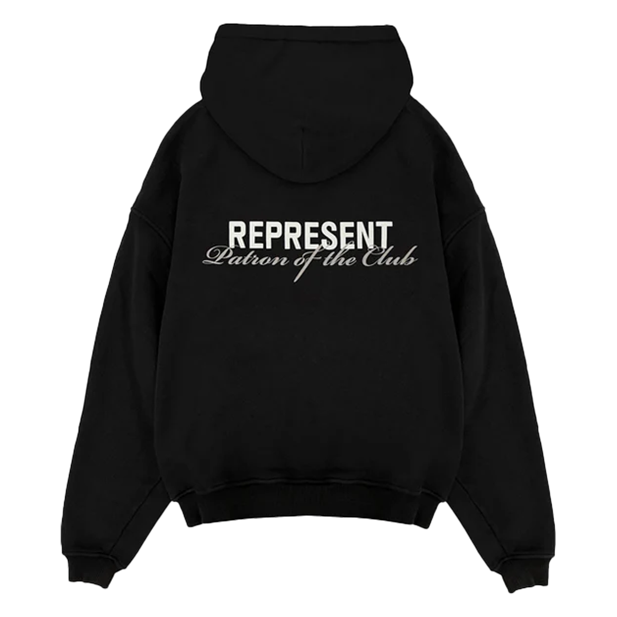 Represent Patron Of The Club Hoodie Black-Represent-pikastore.cz