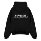 Represent Patron Of The Club Hoodie Black-Represent-pikastore.cz