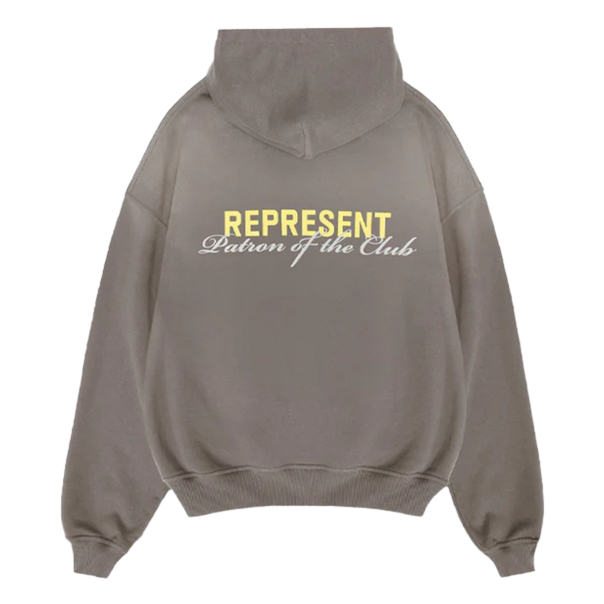 Represent Patron Of The Club Hoodie Washed Olive-Represent-pikastore.cz