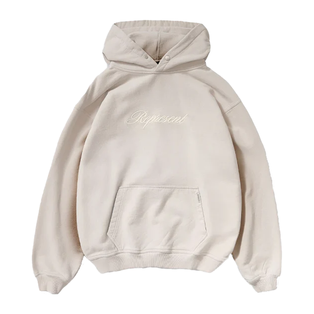 Represent Script Logo Hoodie Concrete-Represent-pikastore.cz