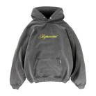 Represent Script Logo Hoodie Vintage Grey-Represent-pikastore.cz