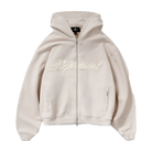 Represent Script Logo Zip Hoodie Concrete-Represent-pikastore.cz