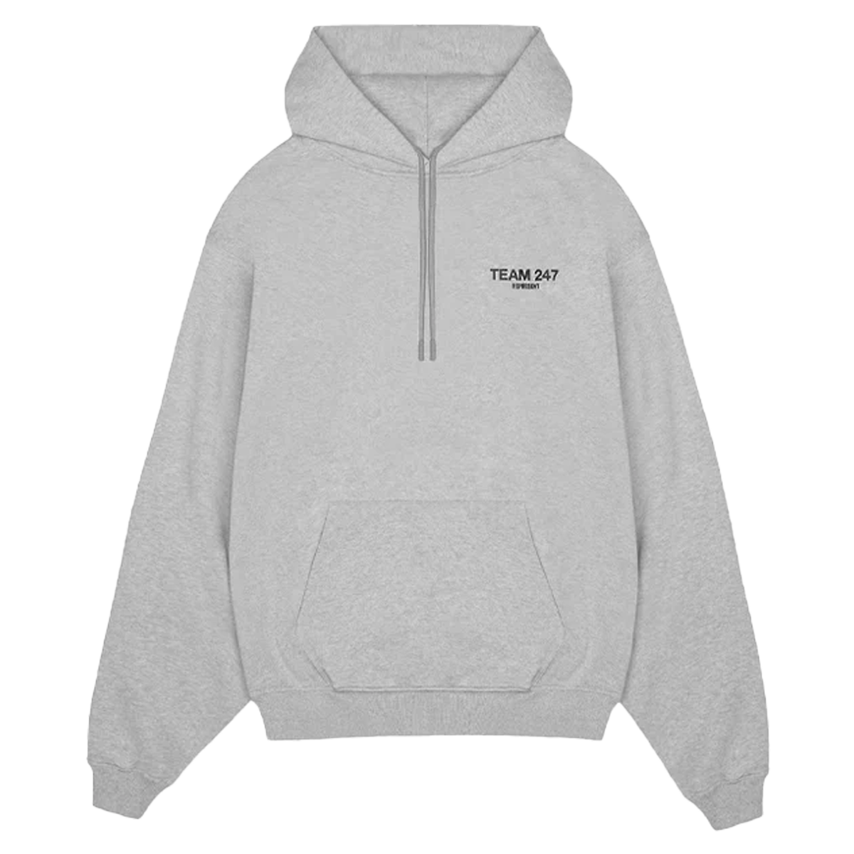 Represent Team 247 Oversized Hoodie Ash Grey-Represent-pikastore.cz