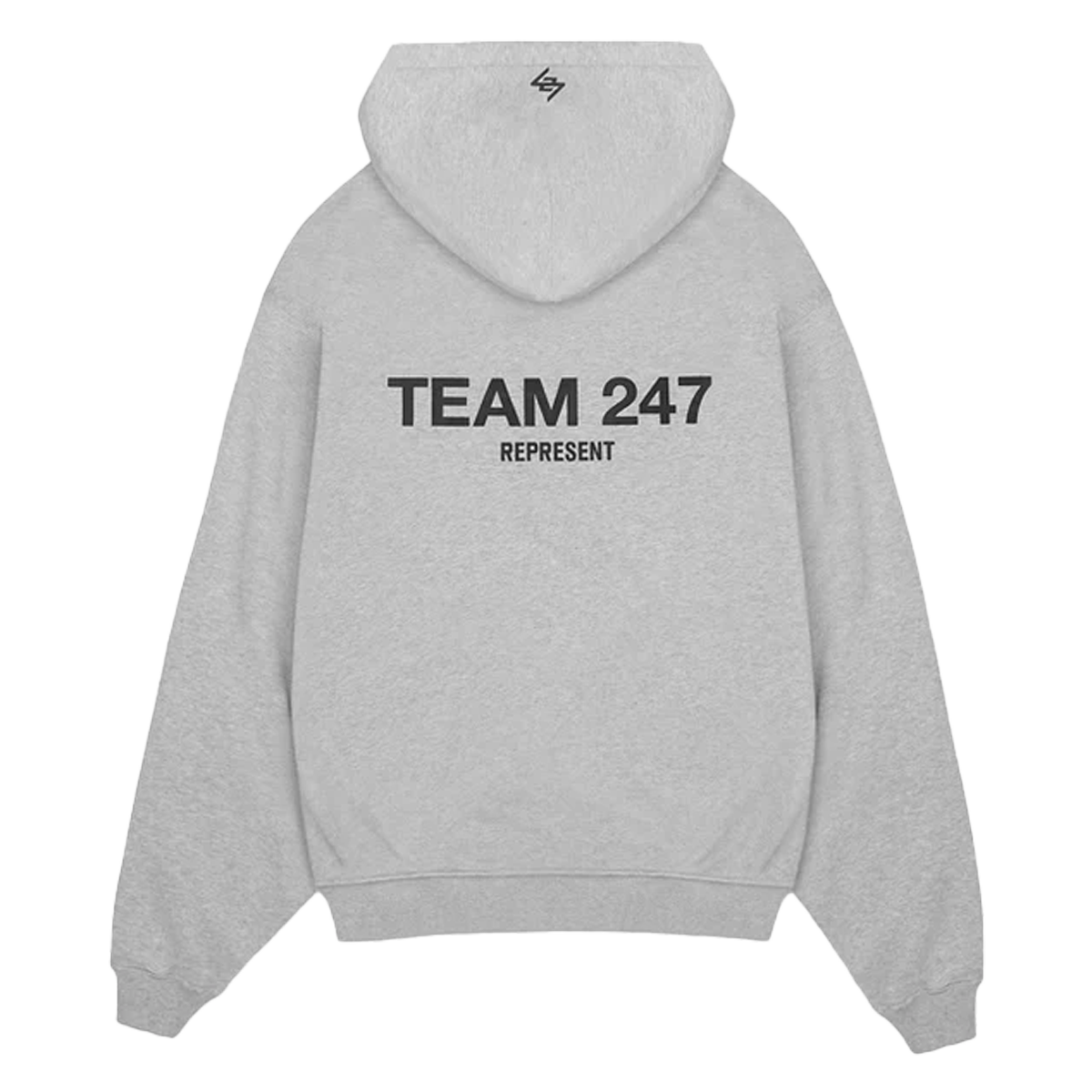 Represent Team 247 Oversized Hoodie Ash Grey-Represent-pikastore.cz
