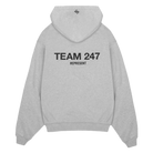 Represent Team 247 Oversized Hoodie Ash Grey-Represent-pikastore.cz