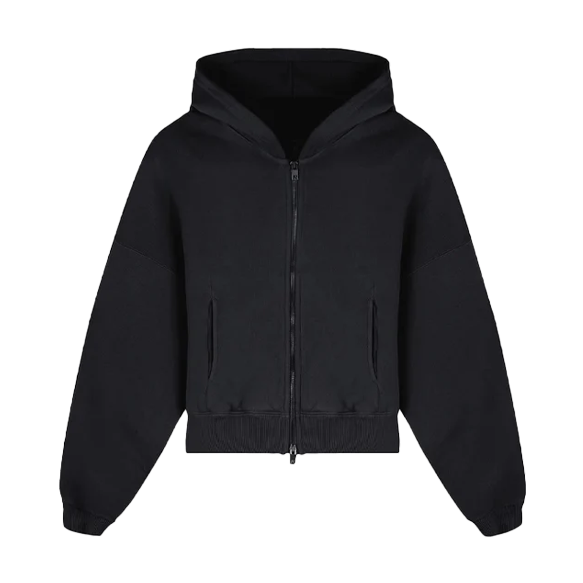 Represent WMNS Initial Oversized Crop Hoodie Washed Black-Represent-pikastore.cz