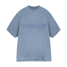 Represent WMNS Owners Club Boyfriend T-Shirt Steel Blue-Represent-pikastore.cz