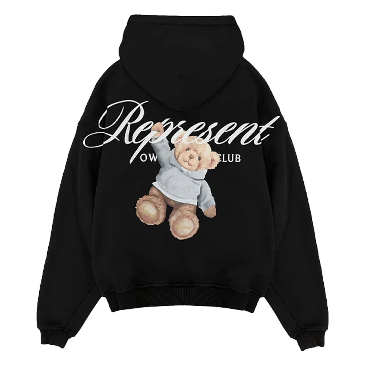 Represent X Harrods Bear Owners Club Hoodie Jet Black-Represent-pikastore.cz