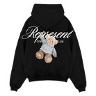 Represent X Harrods Bear Owners Club Hoodie Jet Black-Represent-pikastore.cz