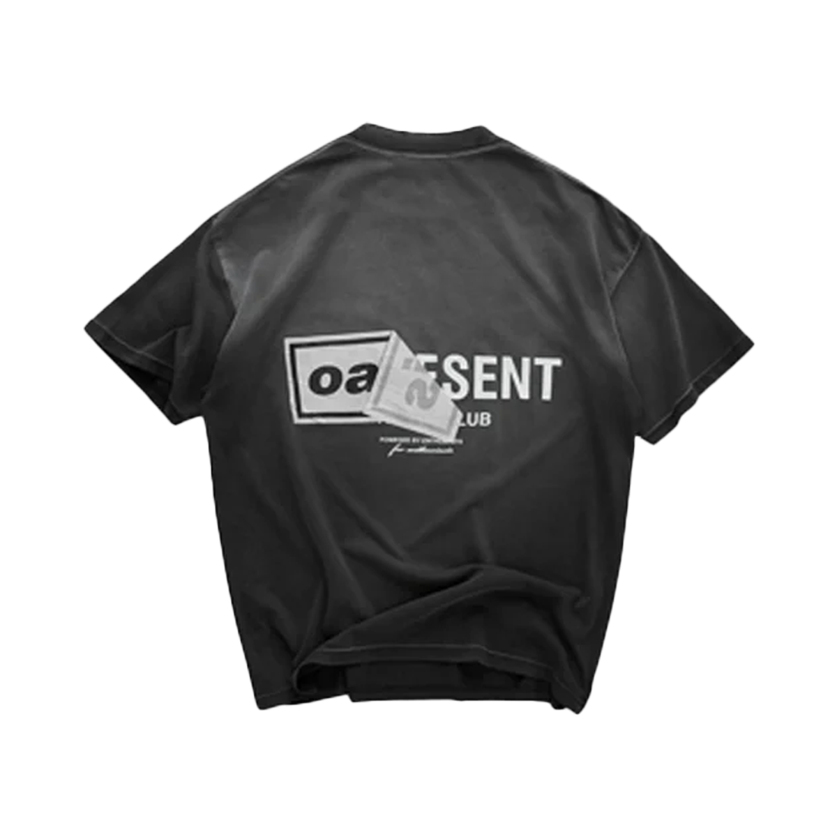 Represent X Oasis Owners Club T-Shirt Stained Black-Represent-pikastore.cz