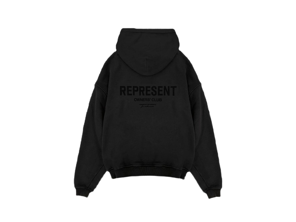 Represent Owners Club Flocked Hoodie-Represent-pikastore.cz