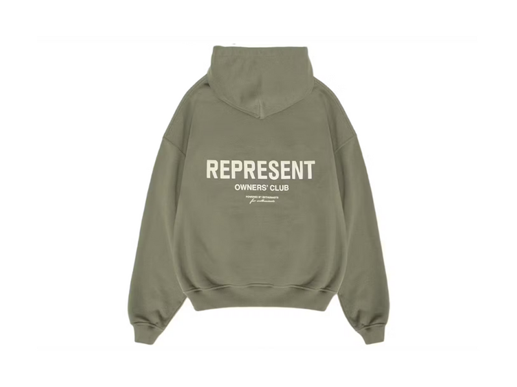 Represent Owners Club Hoodie Olive-Represent-pikastore.cz