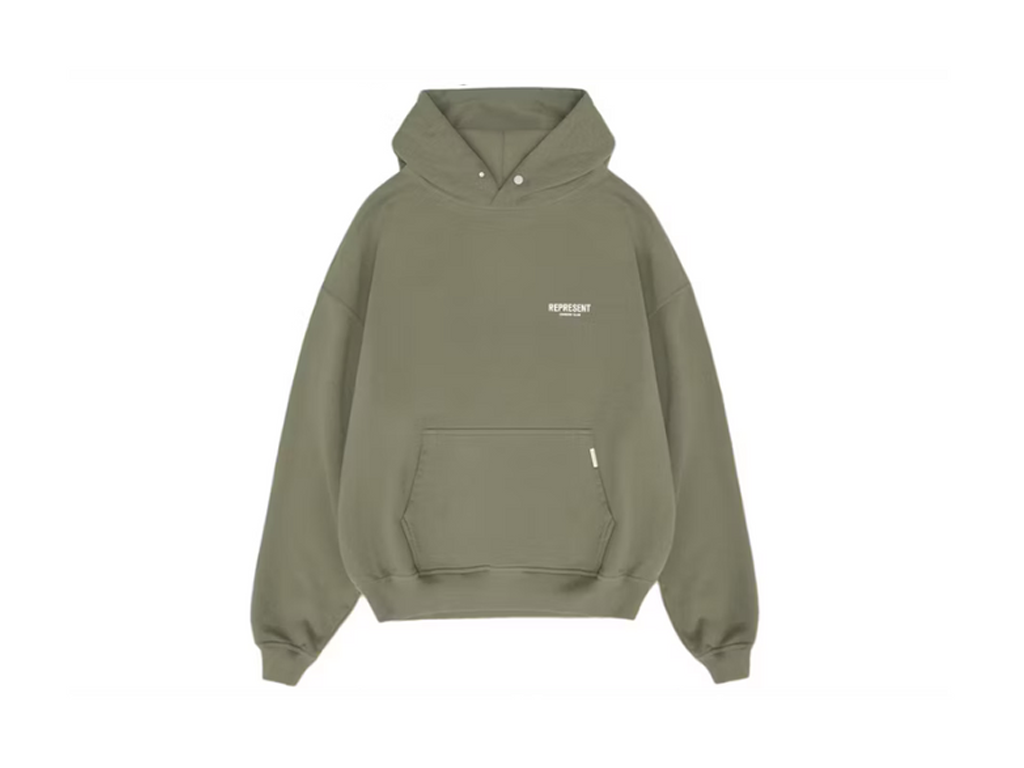 Represent Owners Club Hoodie Olive-Represent-pikastore.cz