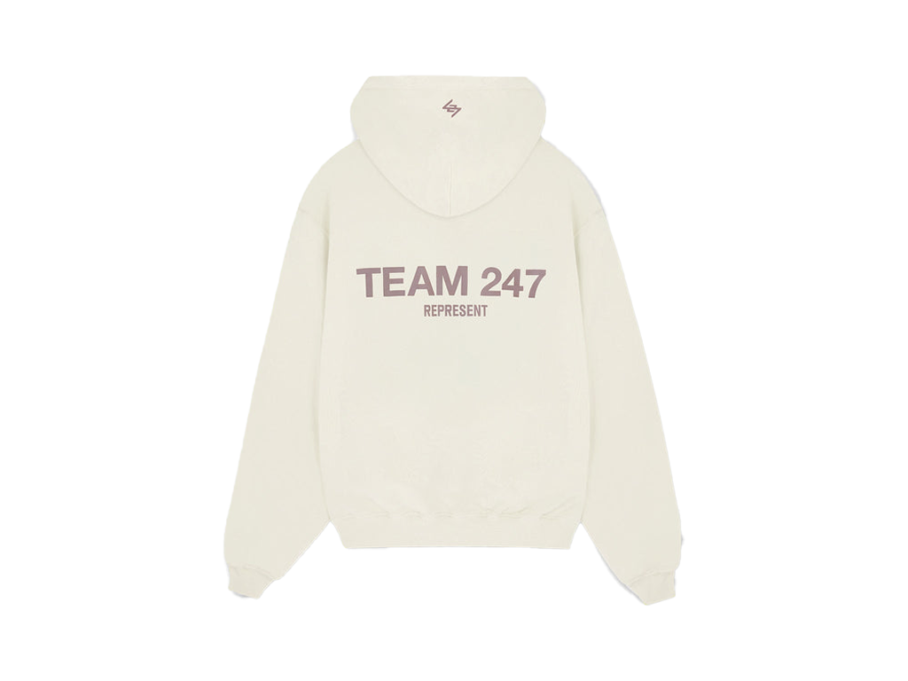 Represent Team 247 Oversized Hoodie Cream-Represent-pikastore.cz