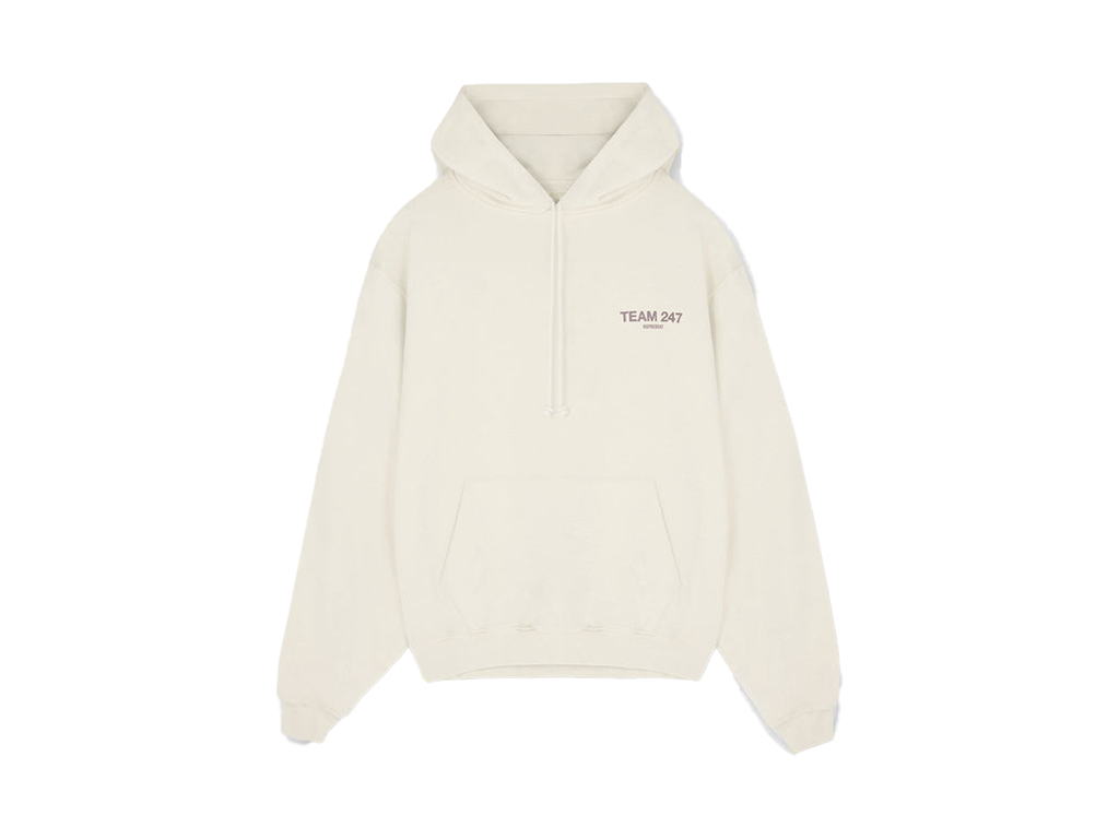 Represent Team 247 Oversized Hoodie Cream-Represent-pikastore.cz