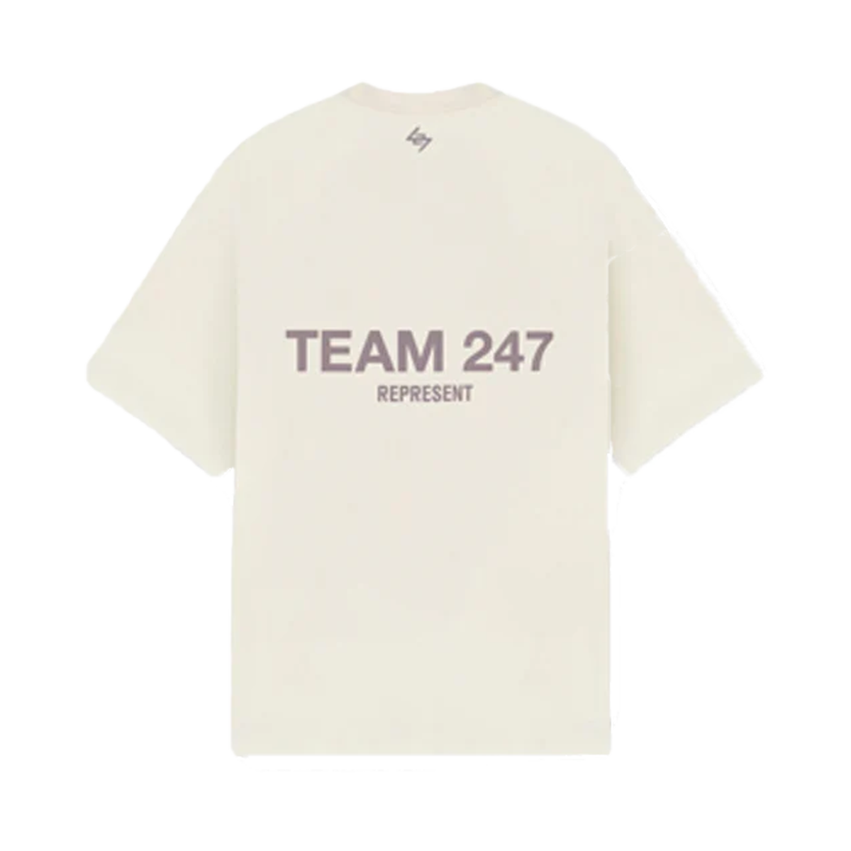 Represent Team 247 Oversized T-Shirt Cream-Represent-pikastore.cz