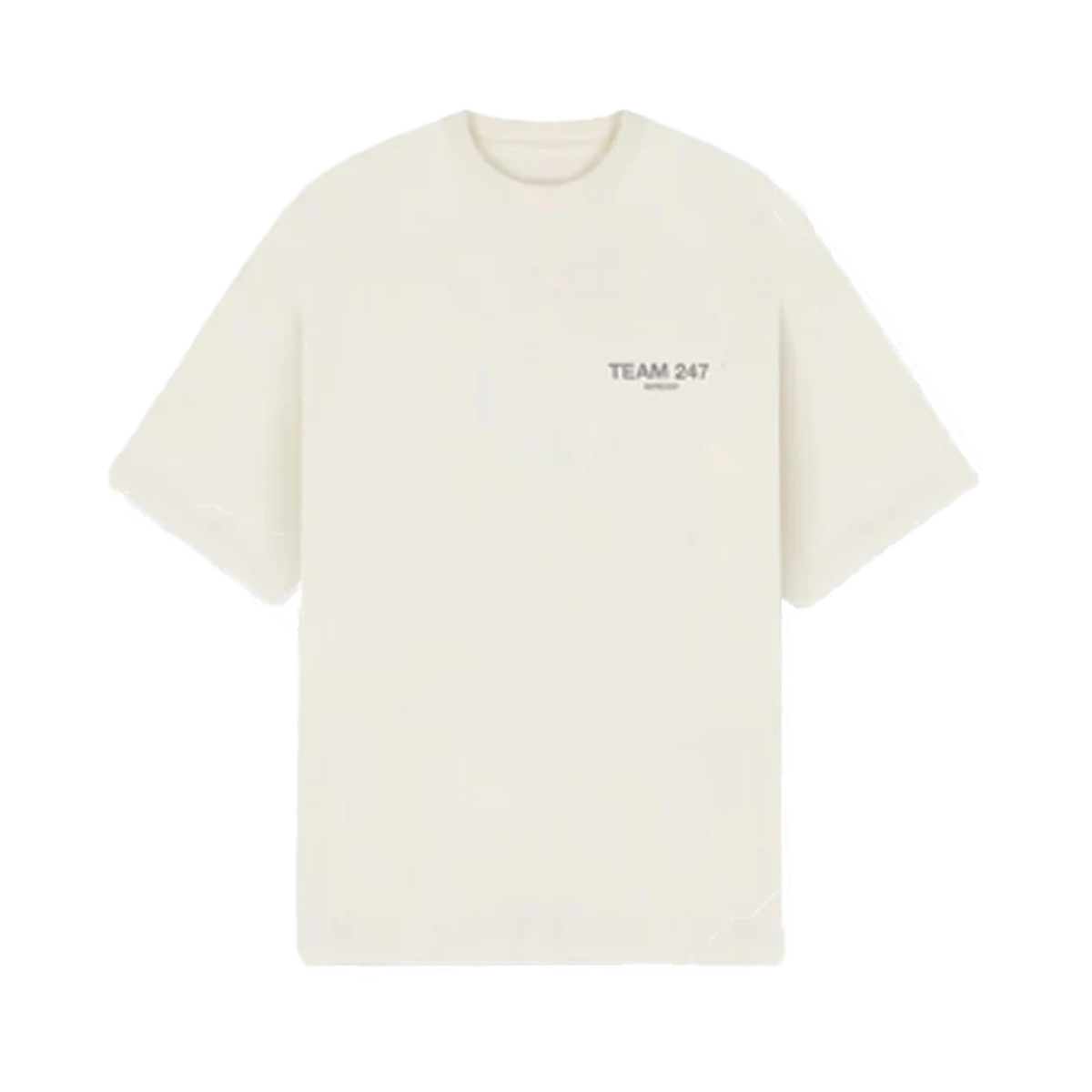 Represent Team 247 Oversized T-Shirt Cream-Represent-pikastore.cz