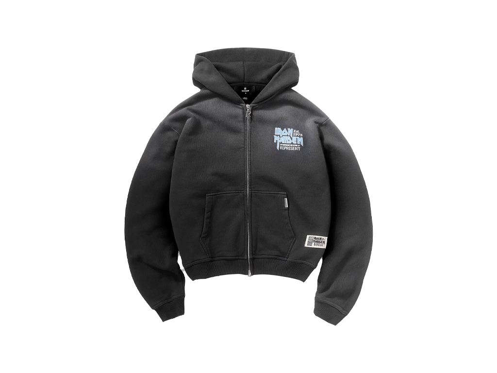 Represent X Iron Maiden Anniversary Zip Through Hoodie-Represent-pikastore.cz