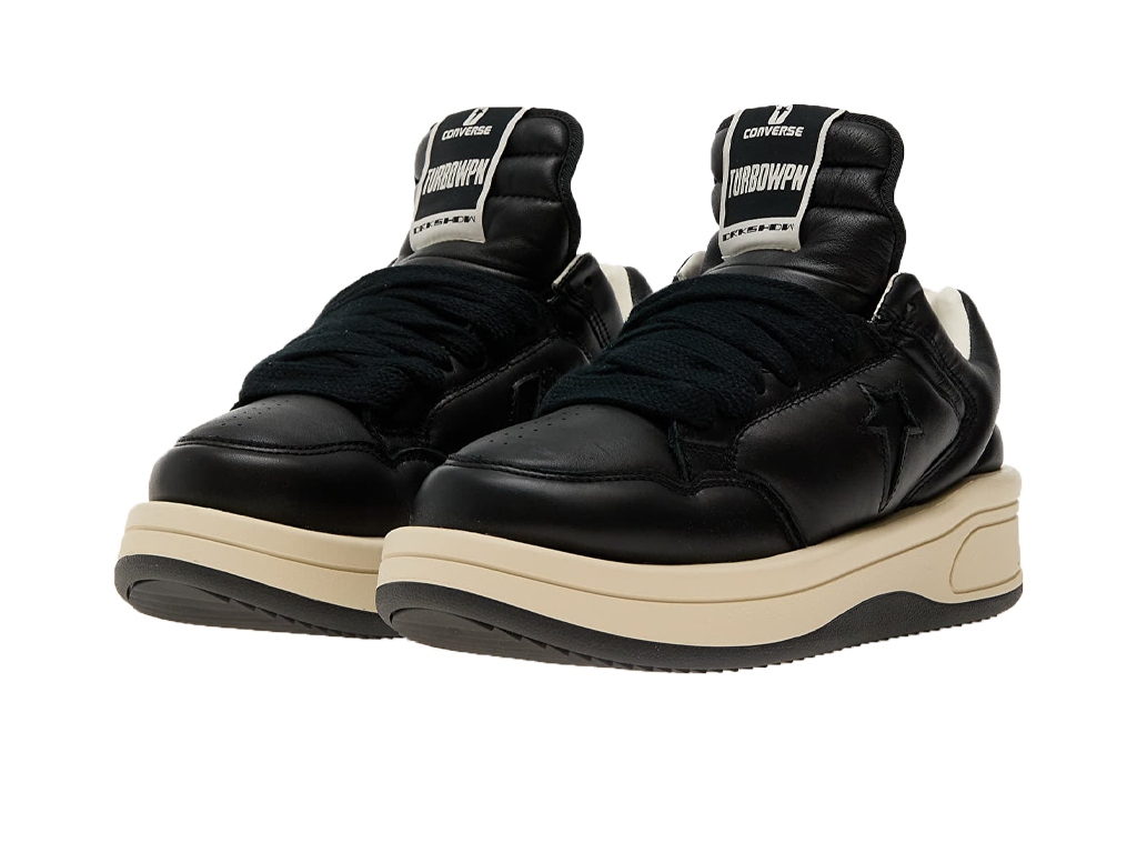 Rick Owens x DRKSHDW TURBOWPN Low Black Cloud Cream-Converse-pikastore.cz