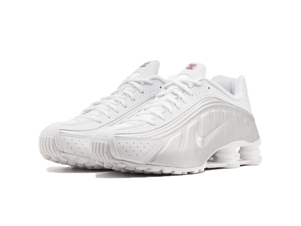 Shox R4 White Metallic Silver 2024-Nike-pikastore.cz