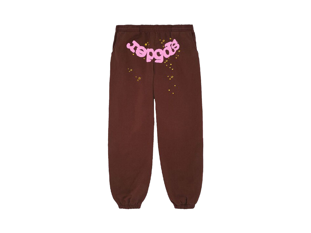 Sp5der Classic Sweatpants Brown