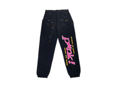 Sp5der P*nk Sweatpants Black