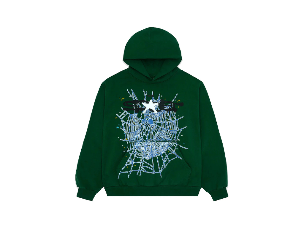 Sp5der Hunter Green Hoodie-Sp5der-pikastore.cz