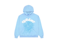 Sp5der Web Hoodie Sky Blue