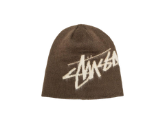 Stussy Brushed Out Stock Skullcap Brown