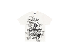 Stussy Skulls Pigment Dyed Tee Natural