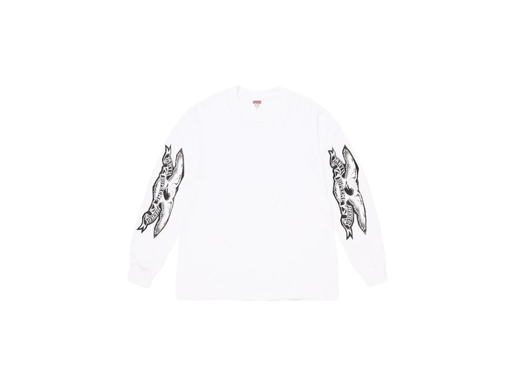 Supreme ANTIHERO Eagle L/S Tee White-Supreme-pikastore.cz