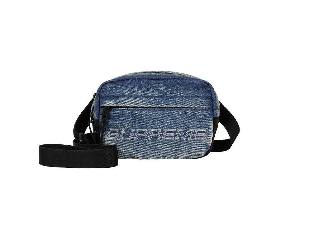 Supreme Denim Mini Shoulder Bag Washed Indigo-Supreme-pikastore.cz