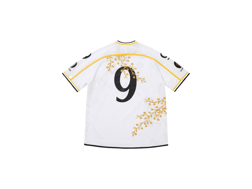 Supreme Floral Soccer Jersey White